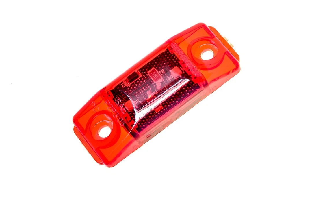 003-17R – CREATIVE PRO Clearance Light, LED Rectangular 2.8 Inch Length x 1.1 Inch Width x 0.05 Inch Height Red Lens ...